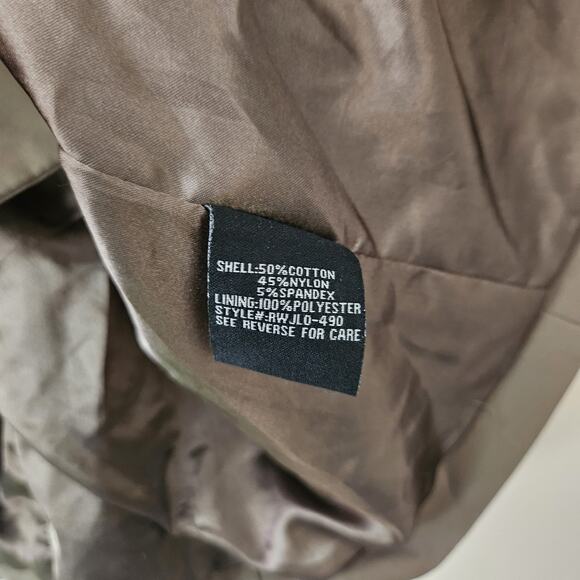 Blanc Noir Women's Large Trench Coat Tan Long Jacket - Picture 4 of 7